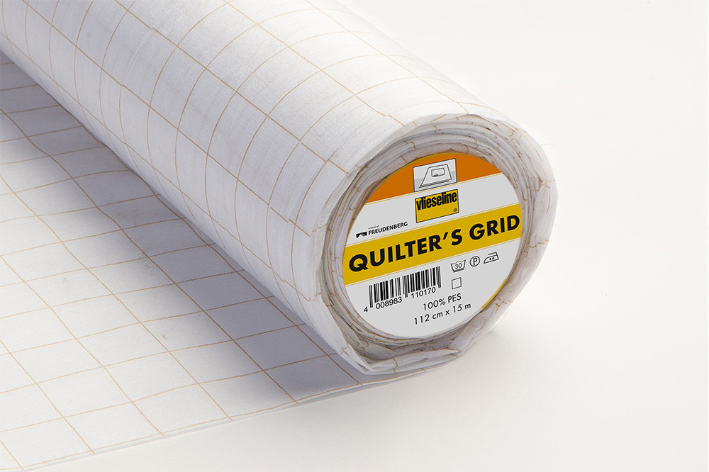 Tissu Thermocollant Quilter'S Grid Blanc - Maison Klem